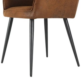 Eglo 424708 - Jedálenská stolička MASANTOL 81,5x63 cm hnedá