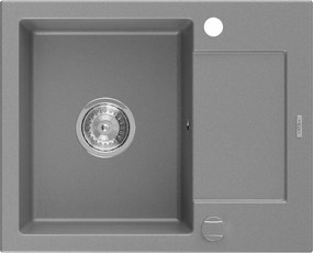 Mexen Enzo - drez granitový 57,6x46,5cm, 1-komorový, šedá, 6506571005-71