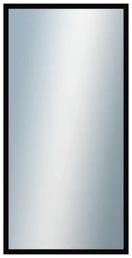 DANTIK - Zrkadlo v rámu, rozmer s rámom 50x100 cm z lišty FC čierna vysoká (2185)