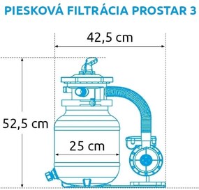Marimex | Bazén Marimex Orlando 3,05x0,91 m s pieskovou filtráciou a príslušenstvom - motív šedý | 19900189