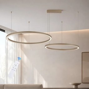 Brilagi - stmievateľný LED závesný luster PORTOFINO LED/98W/230V béžový + DO