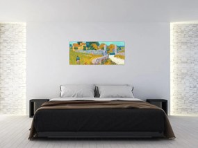 Obraz - Vincent van Gogh, Farmhouse in Provence, reprodukcia (120x50 cm)