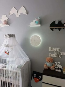 Polička batman - čierna