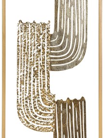 Nástenná dekorácia zlatá THULIUM Beliani
