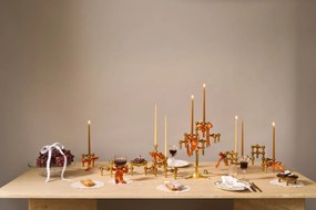 Stoff Nagel Dizajnový svietnik STOFF Nagel Solid Brass – set 3 ks