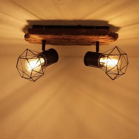 Globo 54017W-2 - Bodové svietidlo PRISKA 2xE27/60W/230V