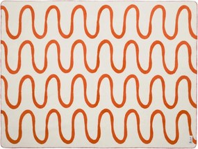 Oranžová deka 150x200 cm Swirl – noo.ma