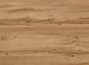 TV skrinka Sento, čierna/dub wotan, s osvetlením