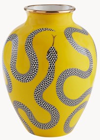 Porcelánová váza so zlatými akcentmi Eden, V 27 cm
