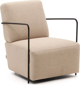Béžové kreslo Gamer – Kave Home