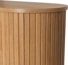 Komoda Trish 180 cm dub přírodní/černý