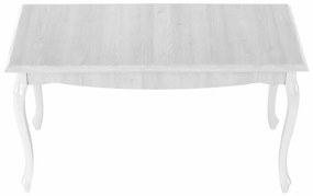 Tempo Kondela Jedálenský stôl DA19, sosna biela, 146x76 cm, VILAR