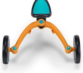 KINDERKRAFT 3v1 detské odrážadlo 4TRIKE žltá/tyrkysová