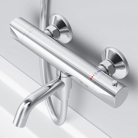 Vaňová a sprchová batéria AM.PM Hit FTA50000 termostat, chróm