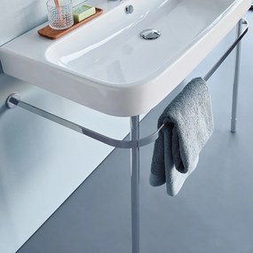 DURAVIT Happy D.2 stojací kovový podstavec pod umývadlo (pre 231880), 773 x 491 x 800 mm, chróm, 0030771000