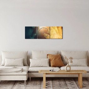 Obraz - Mier (s hodinami) (90x30 cm)