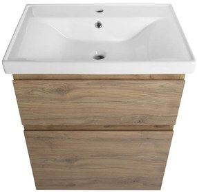 Aqualine Aqualine, ALTAIR umývadlová skrinka 61,5x72,5x45cm, dub emporio, AI365