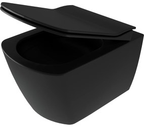 Deante Blur, záchodová WC misa s funkciou bidetu 525x372x349 mm, čierna matná, DEA-CDZ_NWPW