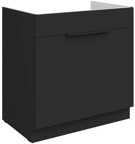 Kuchynská skrinka Aria-Bl/Bl Anti Fingerprint 80zl 1s Bb