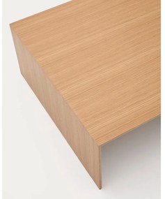 Konferenčný stolík vo svetloprírodnej farbe v dekore duba 70x140 cm Litto – Kave Home