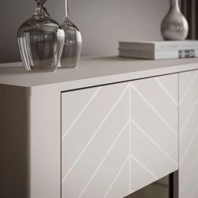 DVOJDVEROVÁ PRESKLENÁ VITRÍNA SALOME KAŠMÍR 103 cm