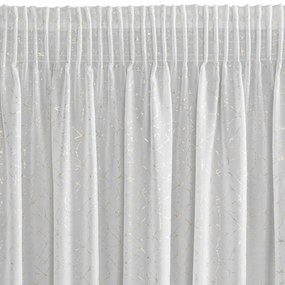 ZÁCLONA NA PÁSKE ROXI 140X270 CM BIELA