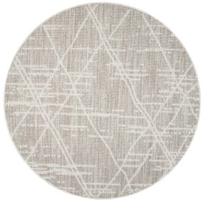 Dekorstudio Vintage okrúhly koberec CLASICO 9162 - béžový Priemer koberca: 200cm