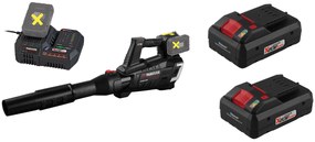 Parkside Performance®  Aku turbínový fúkač lístia Pptlba 40-Li C3 + Smart akumulátor 20 V/4 Ah, 2 kusy + Smart nabíjačka akumulátora 20 V/12 A  (800010699)