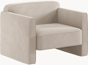 Velúrové kreslo Abby