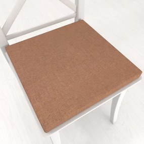 Biante Štvorcový podsedák BKW-203 Hnedý žíhaný - 38x38x3 cm