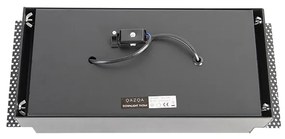 Sada 6 zapustených bodových svetiel čierna AR111 otočné a naklápacie bezrámové 2-svetlá - Oneon