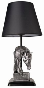 Stolná lampa 1xE27/40W/230V čierna/strieborná