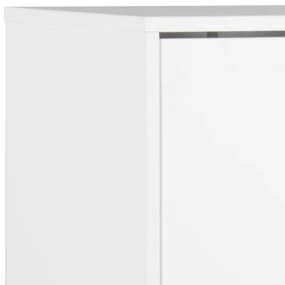 Skrinka na topánky s 3 zásuvkami CARLY biela