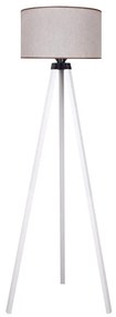Duolla - Stojacia lampa 1xE27/60W/230V pr. 44 cm béžová/biela