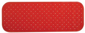 Spirella Protišmyková podložka do vane CLASS Premium, červená, 36 x 97 cm