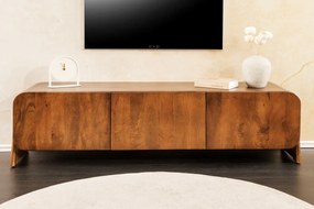 Televízny stolík Brasil 160 cm z mangového dreva v hnedom odtieni