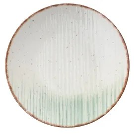 Jedálenská sada 24 ks biela/zelená/porcelán