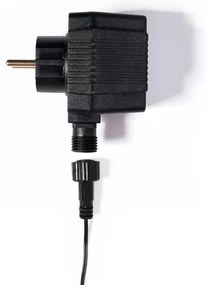 LED Vonkajšia vianočná reťaz CONE FILAMENT 20xE10 19m číra/teplá biela IP44