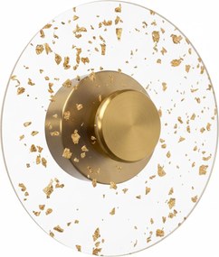 Toolight Toolight, LED nástenné svietidlo 20cm, 3,6W, 4000K, APP1795-W, zlatá matná, OSW-04363