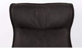 Tmavosivé otočné kreslo John – White Label