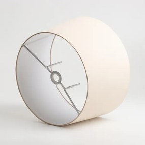 Brilagi - LED stojacia lampa CERIA 1xE27/40W/230V priemer 45 cm béžová/matný chróm