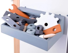 Jokomisiada Veľká drevená dielňa + náradie a DIY box ZA4836
