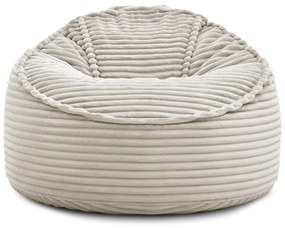 Béžový menčestrový sedací vak Socrate – Bobochic Paris