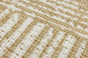 Obojstranný koberec BRUSSELS 206131/10820 béžový / krémový kruh