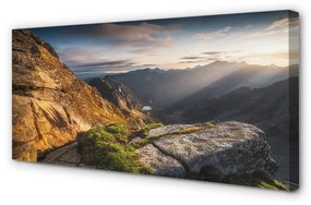 Obraz canvas Mountain Sunrise 140x70 cm