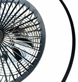 LED Stropné svietidlo s ventilátorom OPAL LED/72W/230V + diaľkové ovládanie