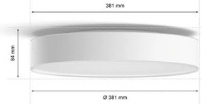 Philips - LED Stmievateľné stropné svietidlo Hue ENRAVE M LED/19,2W/230V biela + DO