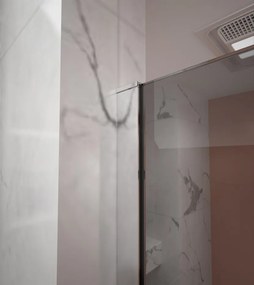 Erga Paris, sprchová zástena Walk-In 140x200 cm, 8mm šedé sklo, chrómový profil, ERG-V02-PARIS-140x200-GR-CR