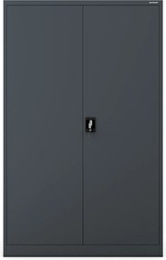 Kovová kancelárska skriňa antracitová JAN II D600 1150 x 1850 x 600 mm