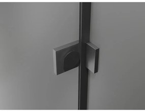 Mexen Lunar Duo, výklopný sprchový kút 110 x 95 cm, 8mm číre sklo, profil grafit brúsený, 834-110L-095P-66-00